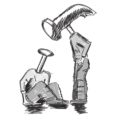 Utiliser l'expression « pervers narcissique »